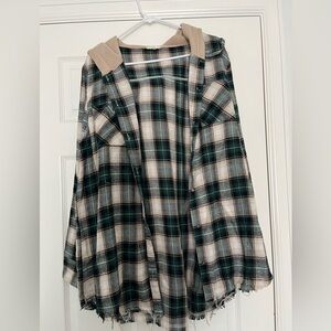 La Miel Hooded Flannel. Size M